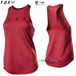 Cyklo oblečenie - Dámske, Fox Flexair tank športové tielko, tmavo červená