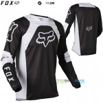 Moto oblečenie - Dresy, FOX 180 Lux jersey black/white, čierno biela
