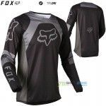 Moto oblečenie - Dresy, FOX 180 Lux jersey black/black, čierna/čierna