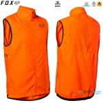 Cyklo oblečenie - Pánske, Fox Ranger Wind vest fluo orange, neon oranžová