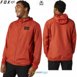 Oblečenie - Pánske, FOX bunda Calibrated Windbreaker, tehlovo červená