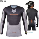 Moto oblečenie - Dresy, Fox Flexair Optical jersey grey, šedá