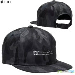 Fox šiltovka Base Over Adjustable hat, čierny maskáč