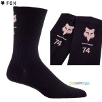 Cyklo oblečenie - Ponožky, Fox cyklistické ponožky 8" Ranger sock Fox 74, čierna/ružová