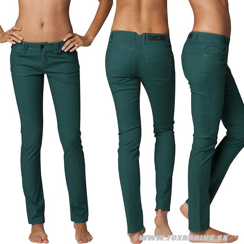 Oblečenie - Dámske, Fox dámske nohavice Sound Pant, smaragdová