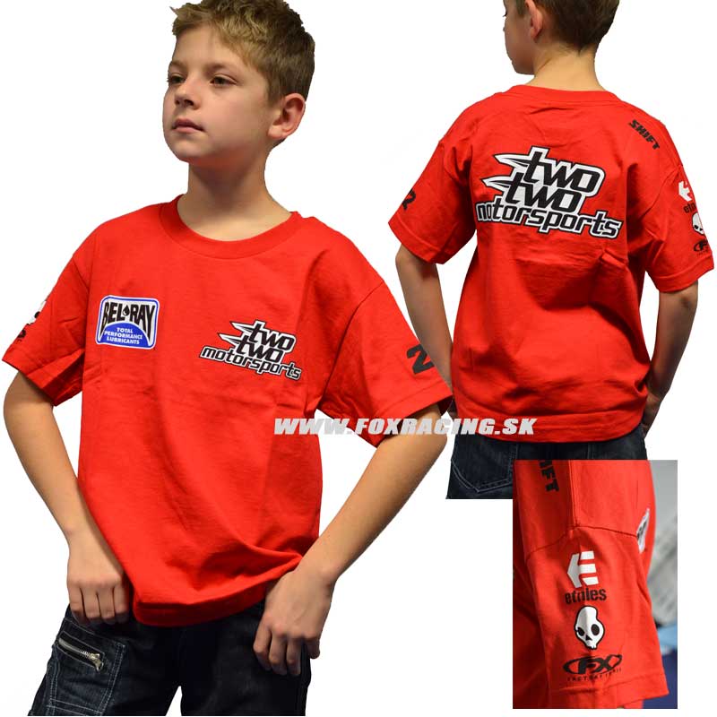 Zľavy - Oblečenie detské, Shift chlapčenské tričko Team Repl., červená