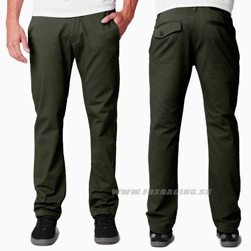 Oblečenie - Pánske, Fox nohavice Selecter Chino pant, tmavo zelená