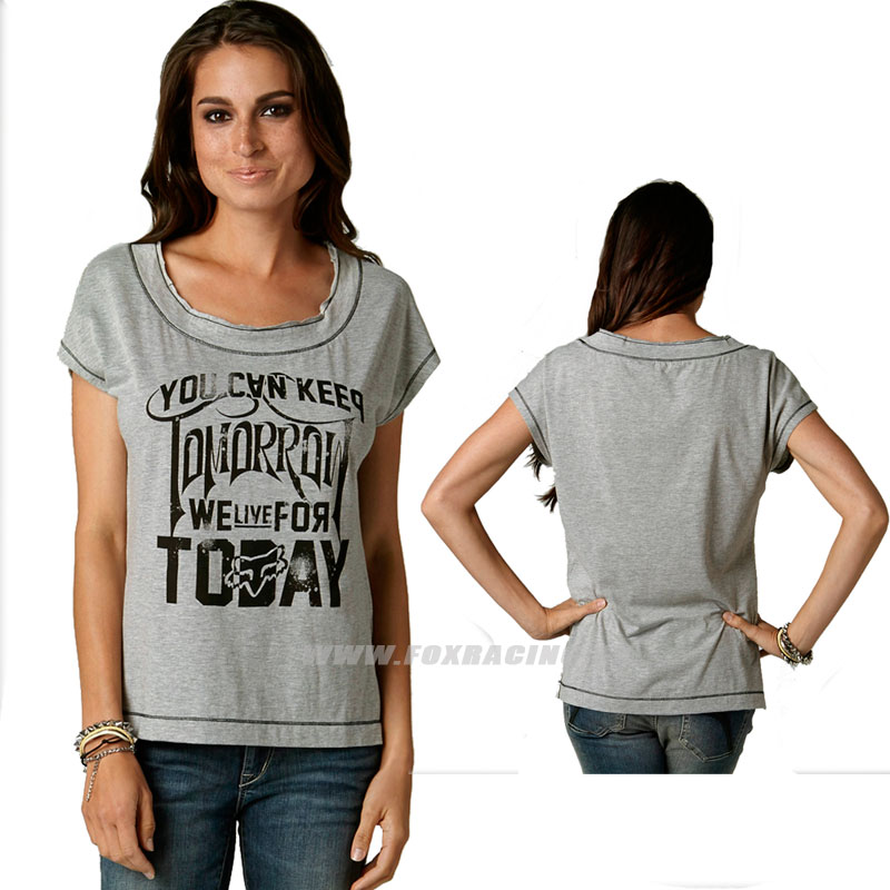Zľavy - Oblečenie dámske, Fox dámske tričko Outshine top, šedá