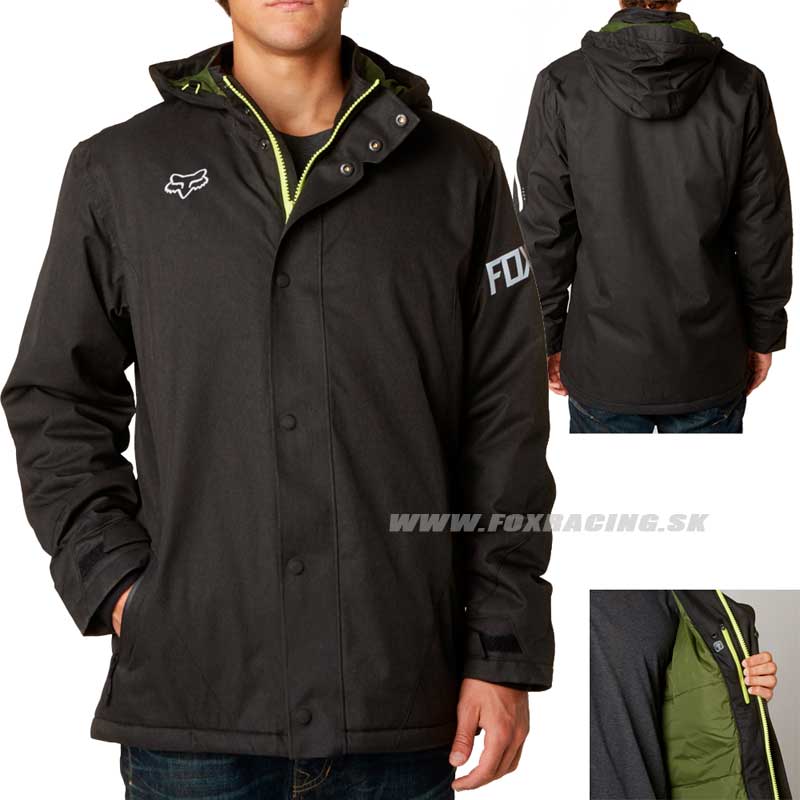 Oblečenie - Pánske, FOX bunda Enhance jacket, melírová čierna