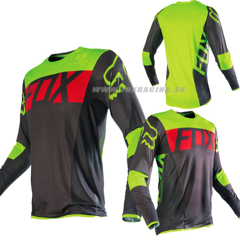 Zľavy - Moto, FOX dres Flexair Libra jersey, žltá