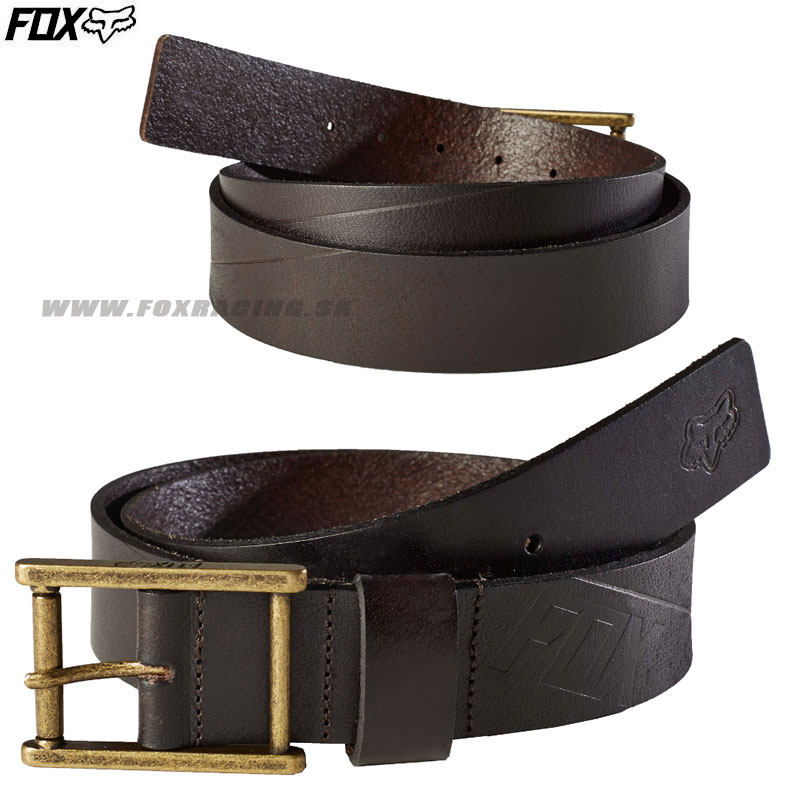 Oblečenie - Pánske, FOX opasok Briarcliff Leather belt, hnedá