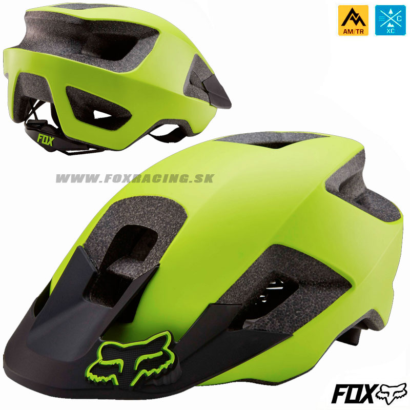 Zľavy - Cyklo dámske, Fox prilba Ranger Helmet, neon žltá