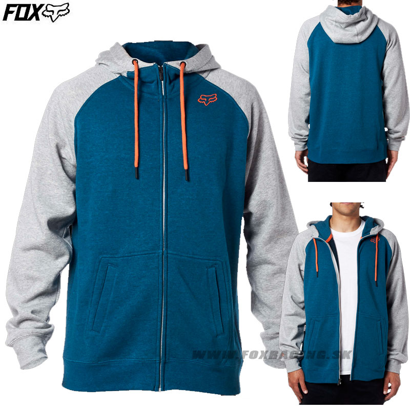 Zľavy - Oblečenie pánske, FOX mikina Recoiler Zip Fleece, maui modrá
