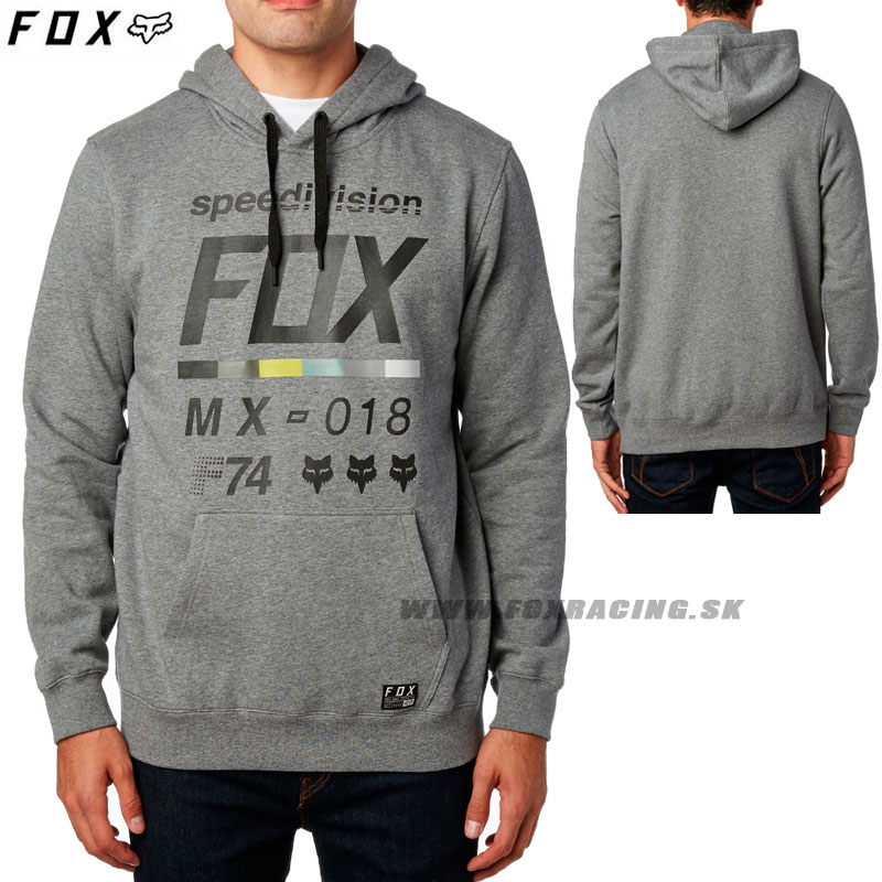 Oblečenie - Pánske, FOX mikina District 2 pullover, šedý melír