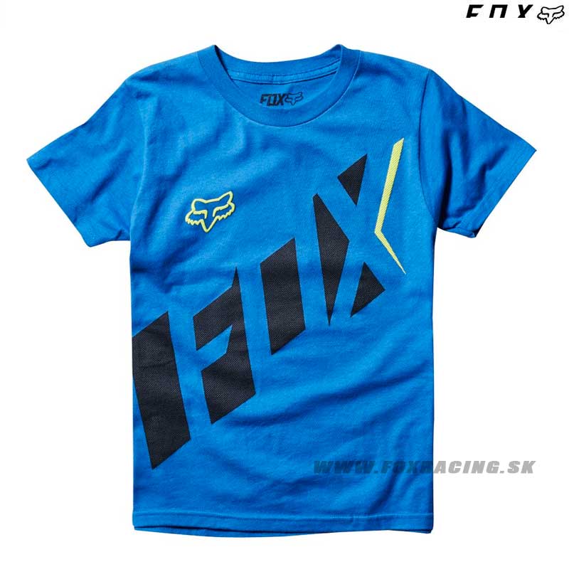 Oblečenie - Detské, FOX chlapčenské tričko Seca Wrap s/s, modrá