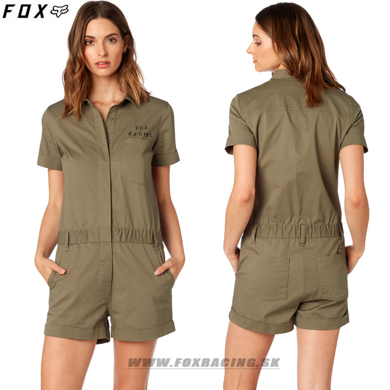 Oblečenie - Dámske, FOX overal Wrenching romper, olivová