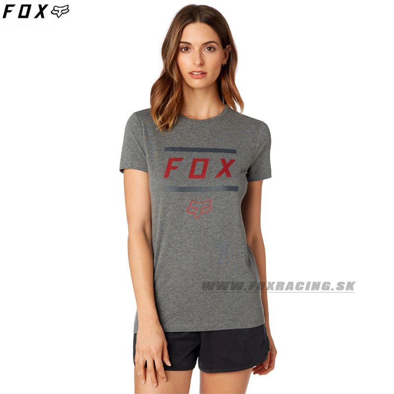 Oblečenie - Dámske, FOX tričko Listless s/s tee, šedý melír
