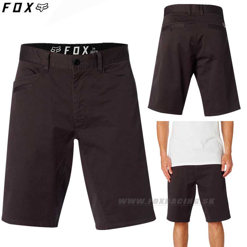 Oblečenie - Pánske, FOX šortky Stretch Chino short, čierno šedá