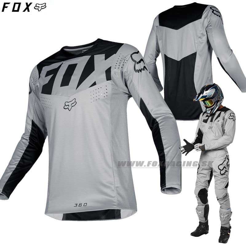 Moto oblečenie - Dresy, FOX dres 360 Kila jersey, šedá