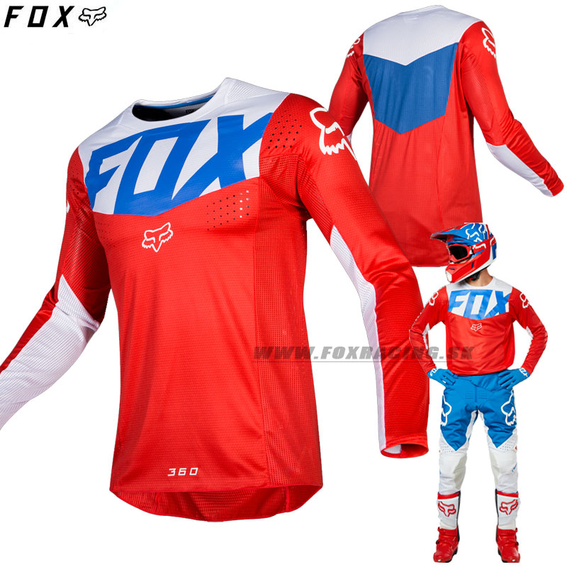 Moto oblečenie - Dresy, FOX dres 360 Kila jersey, modro červená