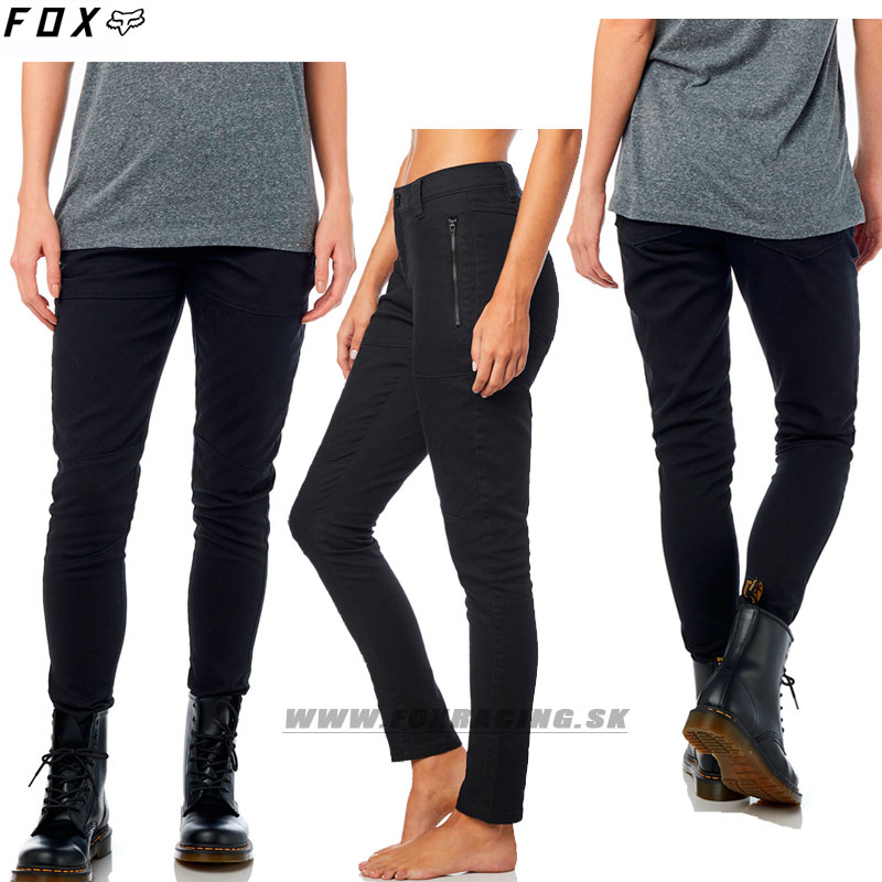 Oblečenie - Dámske, FOX nohavice Moto pant, čierna