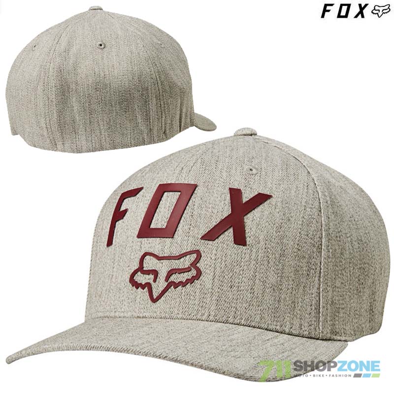 Oblečenie - Pánske, FOX šiltovka Number 2 flexfit, šedý melír