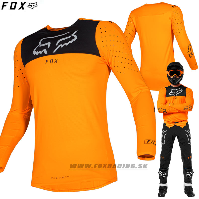 Zľavy - Moto, FOX dres Flexair Royl jersey, oranžová