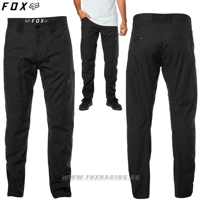 Oblečenie - Pánske, FOX nohavice Redplate Tech cargo, čierna