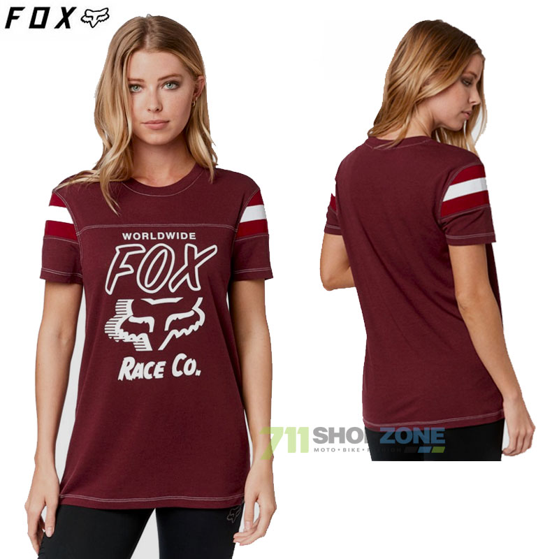 Oblečenie - Dámske, FOX tričko Rally Point s/s top, brusnicová