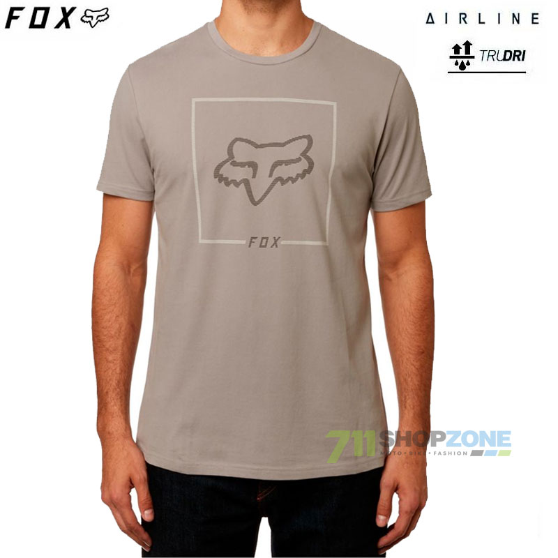 Zľavy - Oblečenie pánske, FOX tričko Chapped Airline s/s tee, šedá
