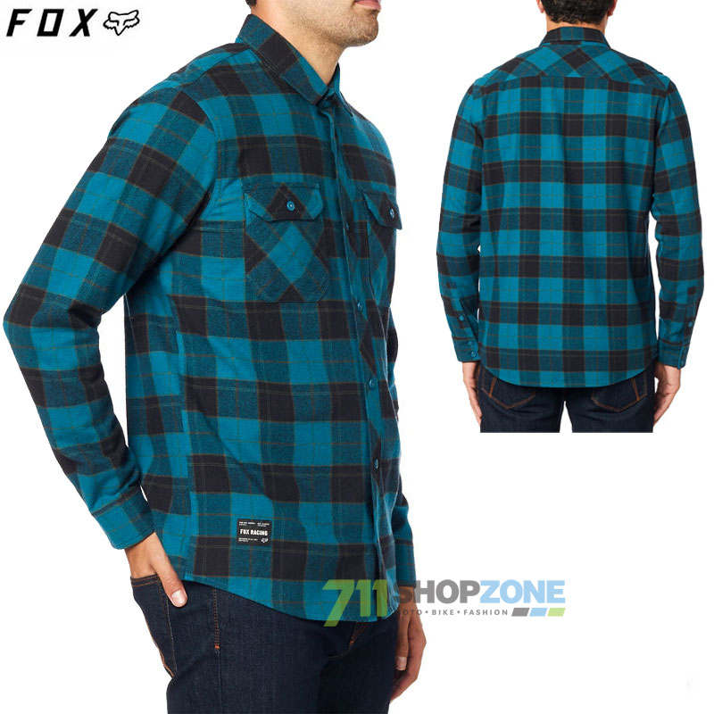 Oblečenie - Pánske, FOX flanelová košeľa Traildust 2.0, tm.modrá