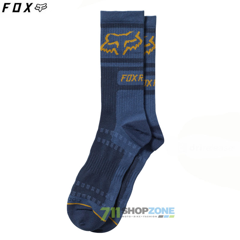 Oblečenie - Pánske, FOX ponožky Justified crew sock, modrá