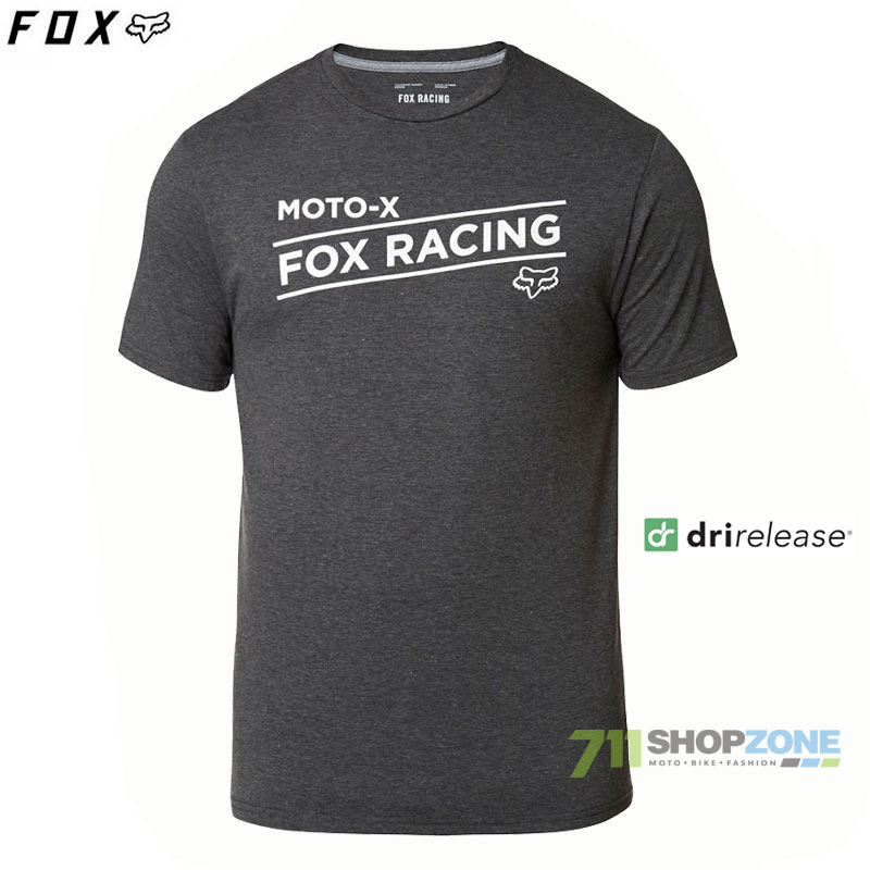 Oblečenie - Pánske, FOX tričko Banner ss Tech Tee, čierny melír