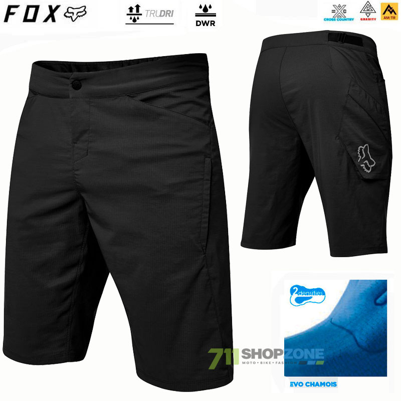 Cyklo oblečenie - Pánske, FOX cyklistické šortky Ranger Utility short, čierna