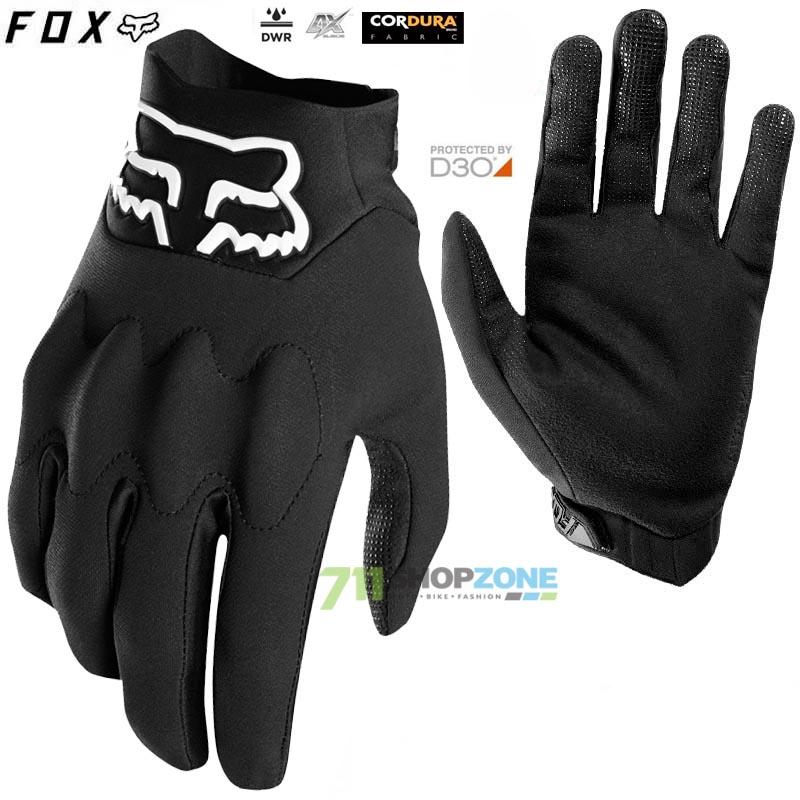 Cyklo oblečenie - Pánske, FOX cyklo rukavice Defend Fire glove, čierna