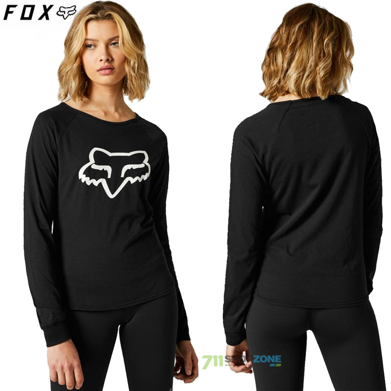 Oblečenie - Dámske, FOX dámske tričko s dlhým rukávom Boundary LS top, čierna