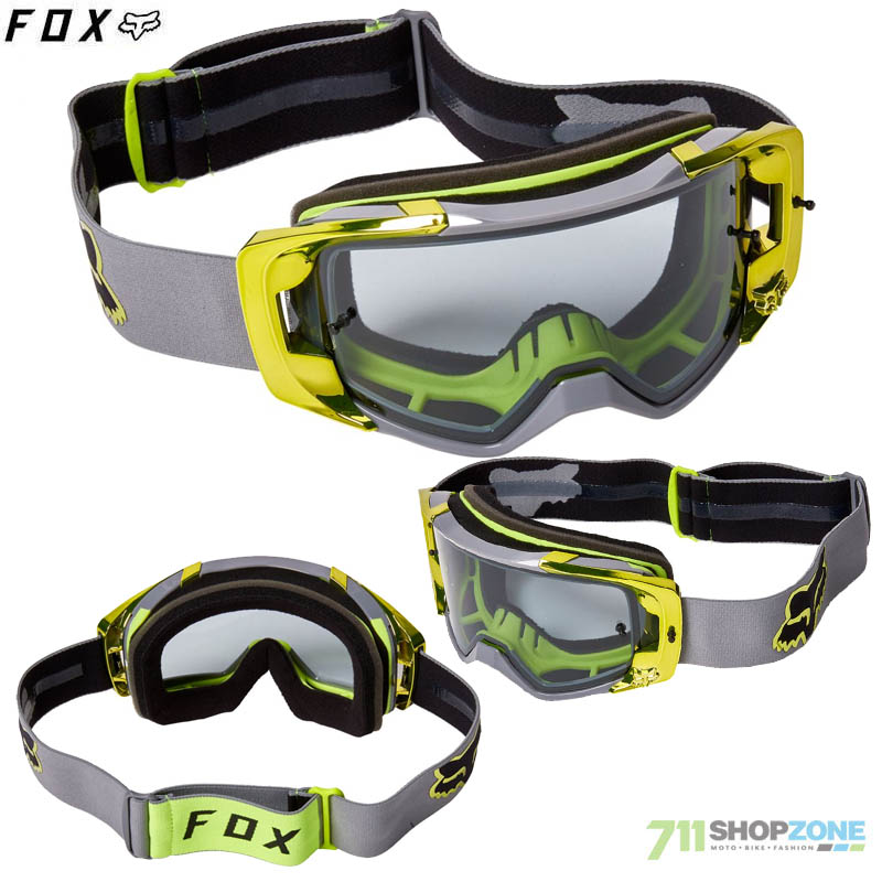 Moto oblečenie - Okuliare, FOX VUE Stray goggle moto okuliare, neon žltá