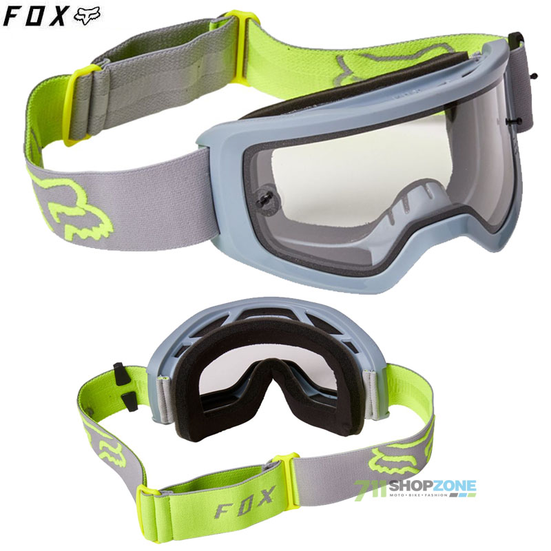 Moto oblečenie - Okuliare, FOX okuliare Main Stray goggle, šedá