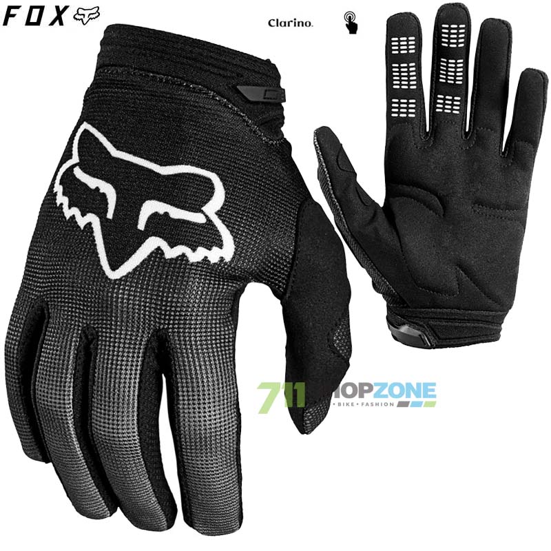 Moto oblečenie - Dámske, FOX dámske rukavice 180 Oktiv, čierno biela