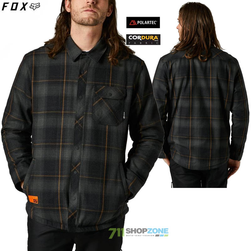 Oblečenie - Pánske, FOX zateplená košeľa Whiplash Lined workshirt, čierna