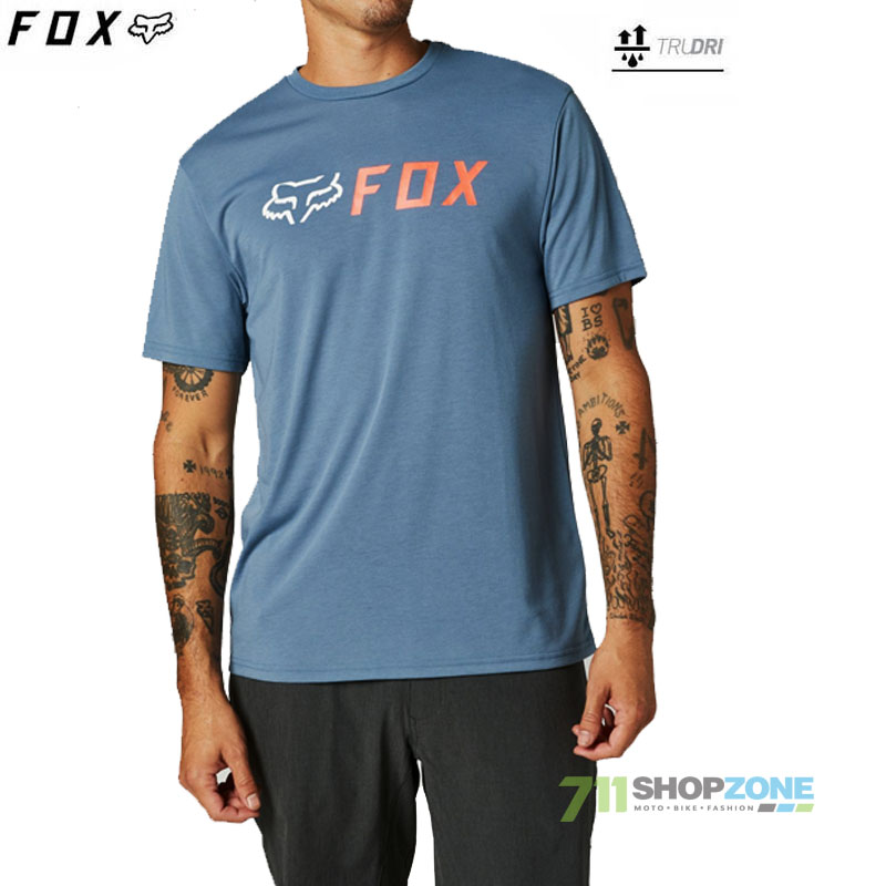 Oblečenie - Pánske, FOX tričko Apex ss Tech tee, modrá