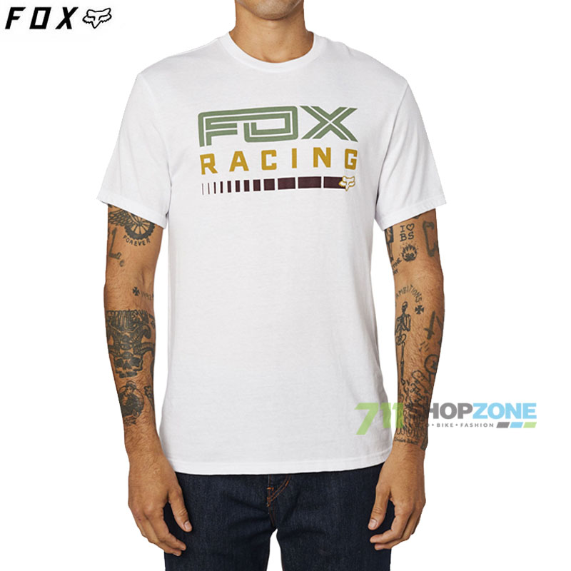 Oblečenie - Pánske, FOX tričko Show Stopper ss, biela