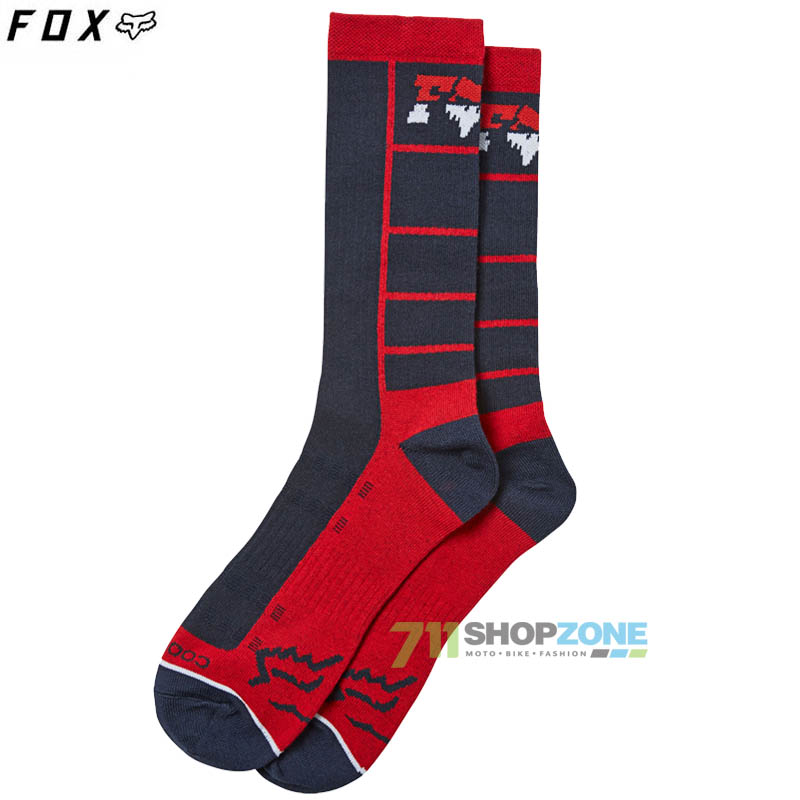 Oblečenie - Pánske, FOX ponožky Lane Splitter sock, modro červená