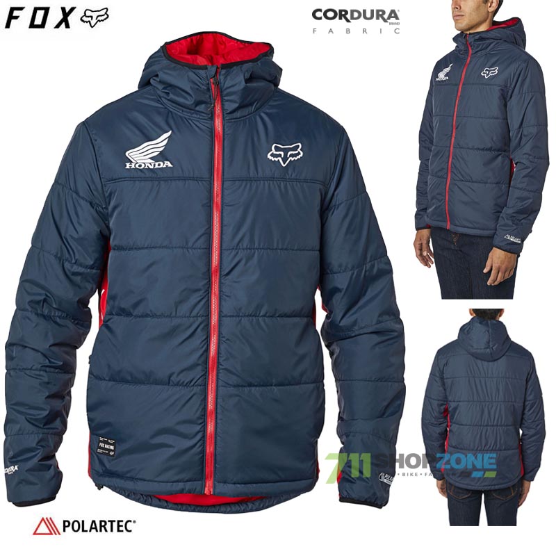 Oblečenie - Pánske, FOX bunda Honda Ridgeway jacket, tm.modrá