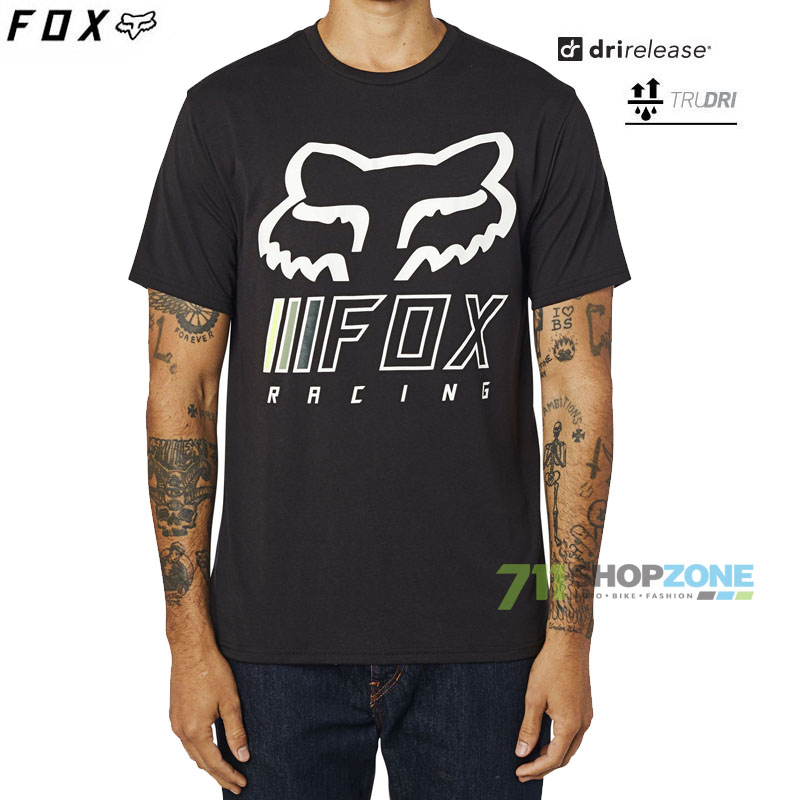Oblečenie - Pánske, FOX tričko Overhaul ss Tech tee, čierno zelená