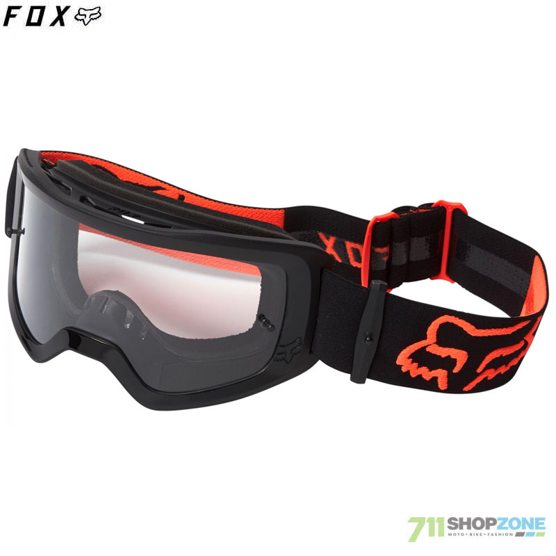 Moto oblečenie - Detské, FOX detské okuliare Main Stray goggle, čierno oranžová