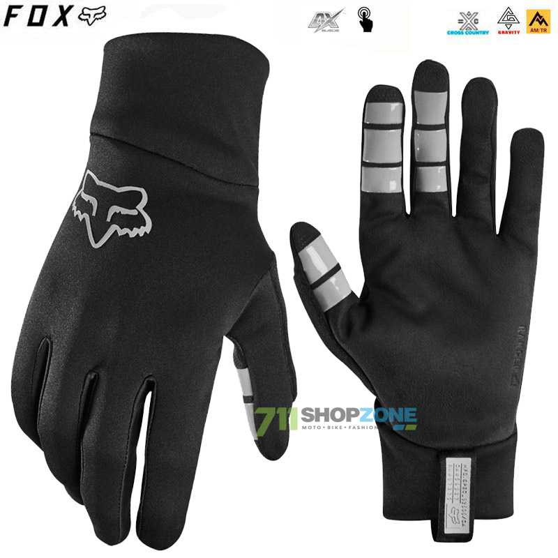 Cyklo oblečenie - Dámske, FOX dámske cyklistické rukavice Ranger Fire glove, čierna