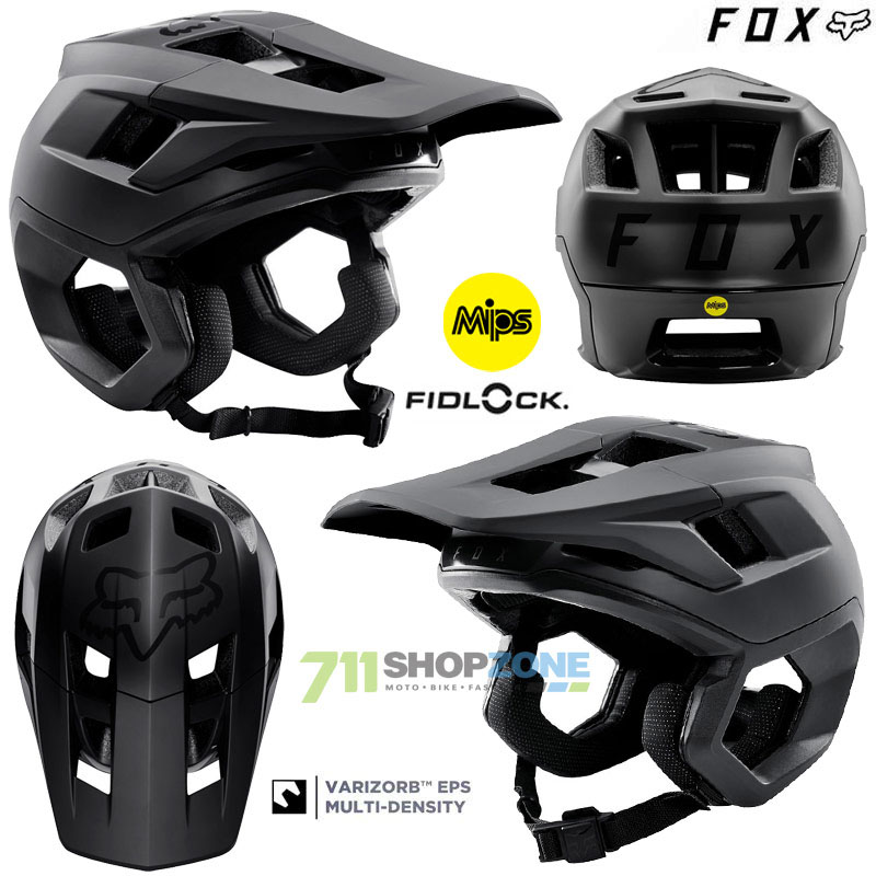 Cyklo oblečenie - Pánske, FOX cyklistická prilba Dropframe Pro Helmet, čierna