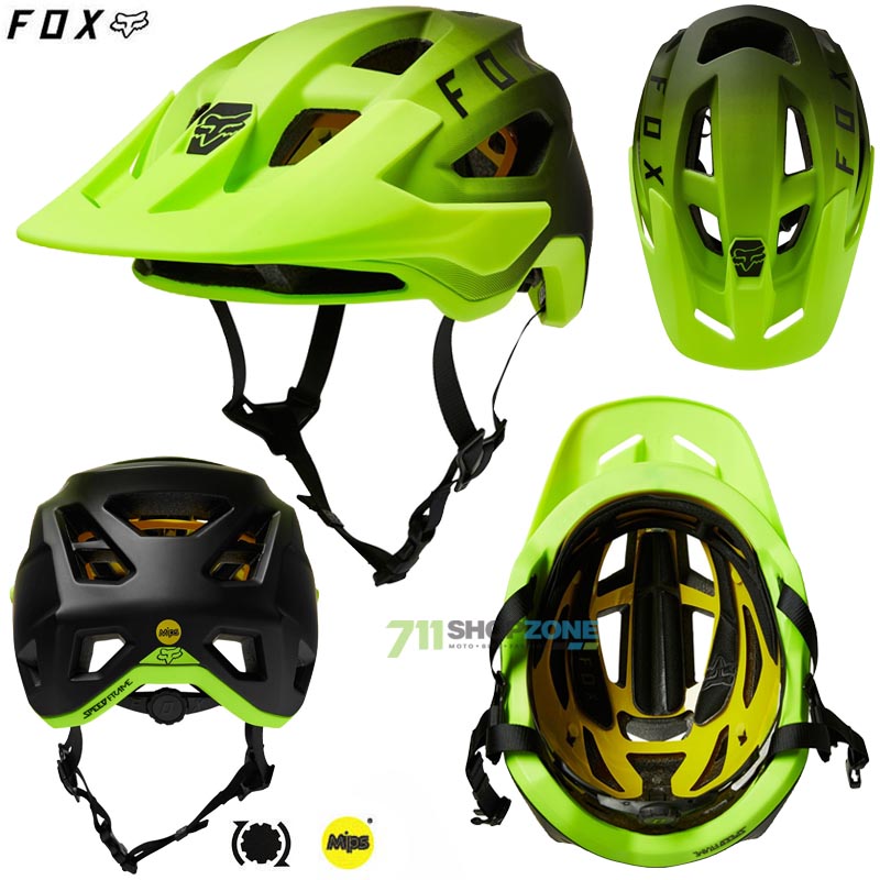 Cyklo oblečenie - Pánske, FOX cyklistická prilba Speedframe Mips CE, čierno žltá