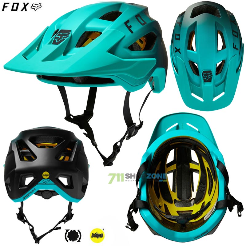 Cyklo oblečenie - Pánske, FOX cyklistická prilba Speedframe Mips CE, neon tyrkysová